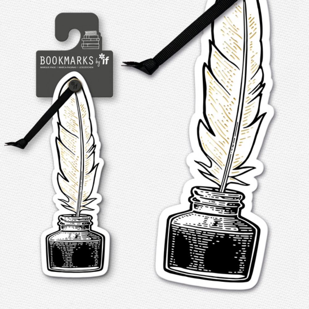 Academia Collection Bookmark Quill & Ink