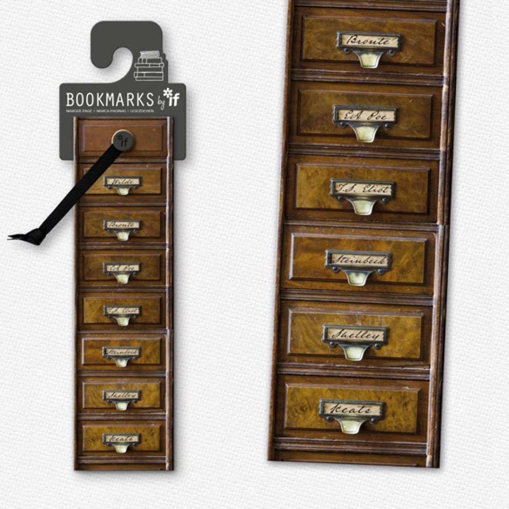 15211 Academia Collection Bookmark Vintage Drawers