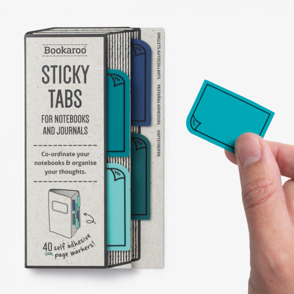 53502 Bookaroo Sticky Tabs - Blues