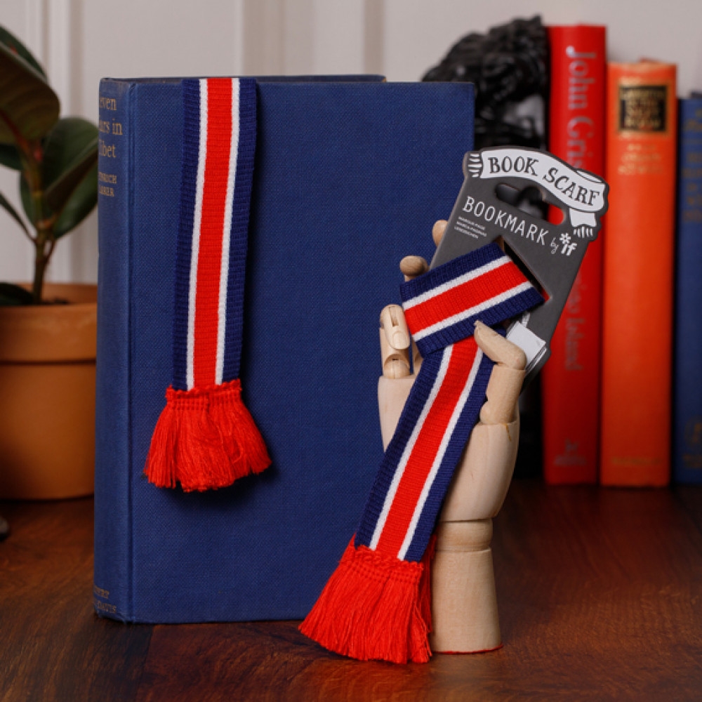 32901 Book Scarf Bookmark - Red, White & Blue