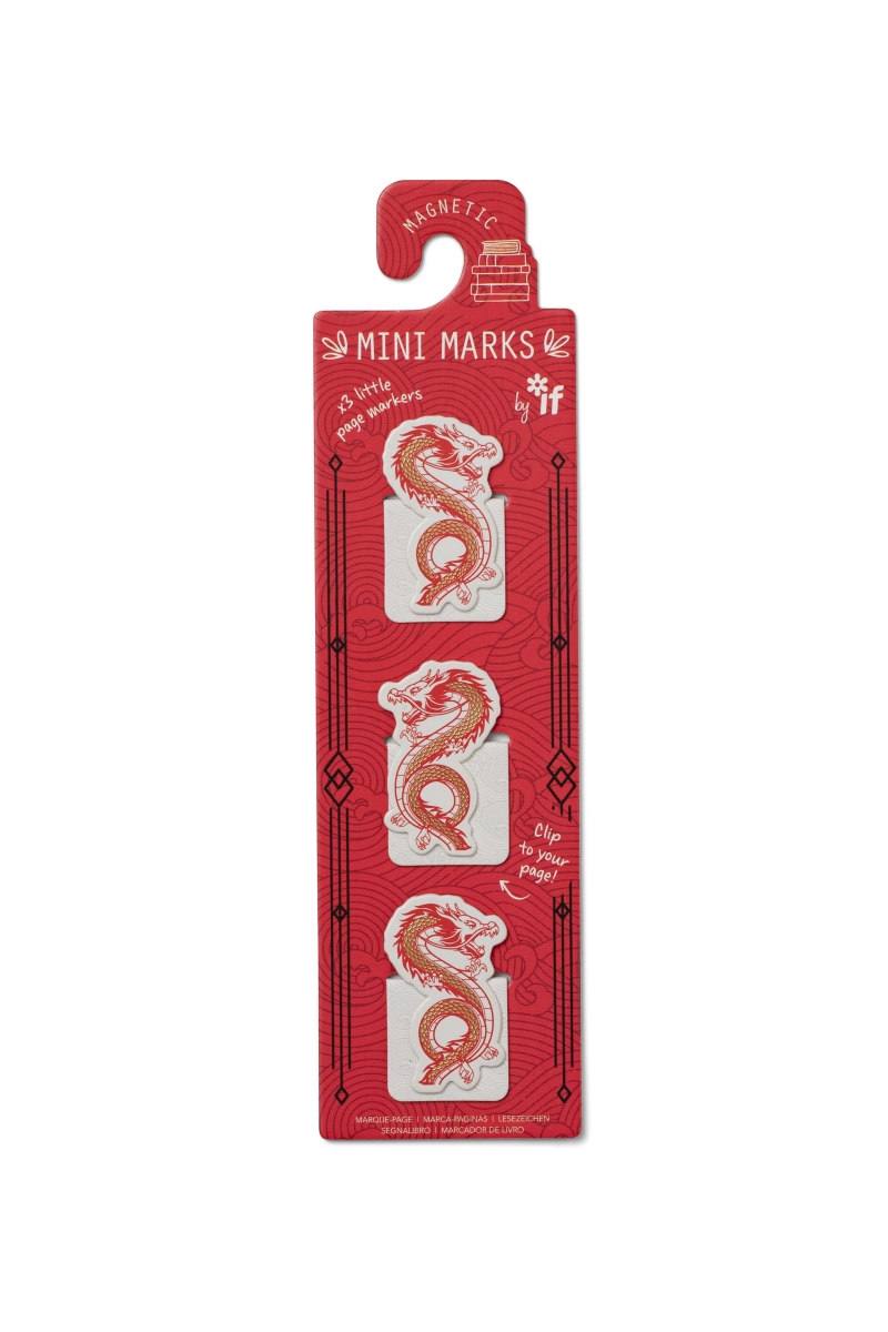 15914 Magnetic Mini-Book Markers - Warrior Dragon
