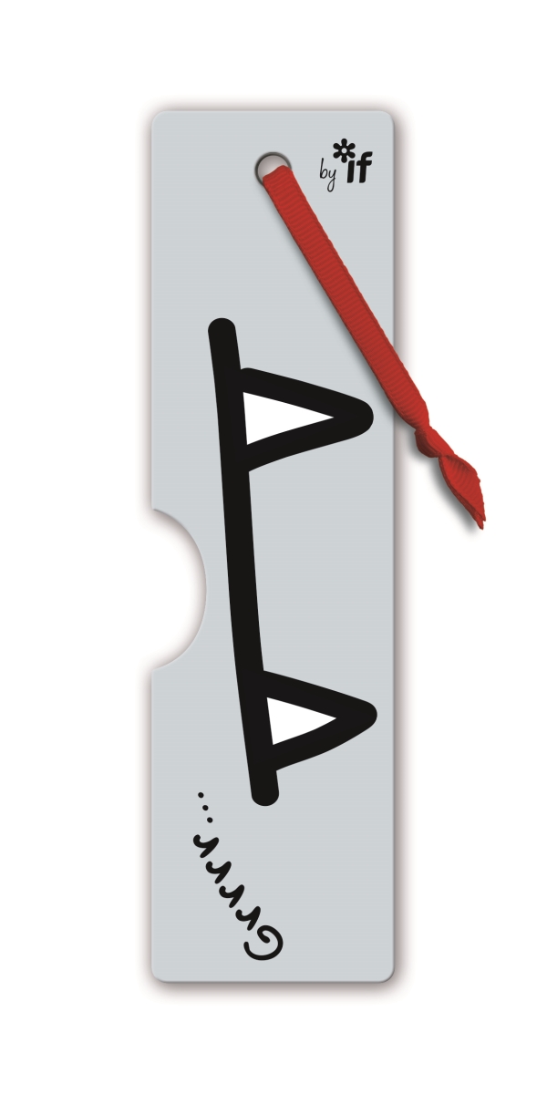 16207 Pull-A-Face Bookmark - Look Right