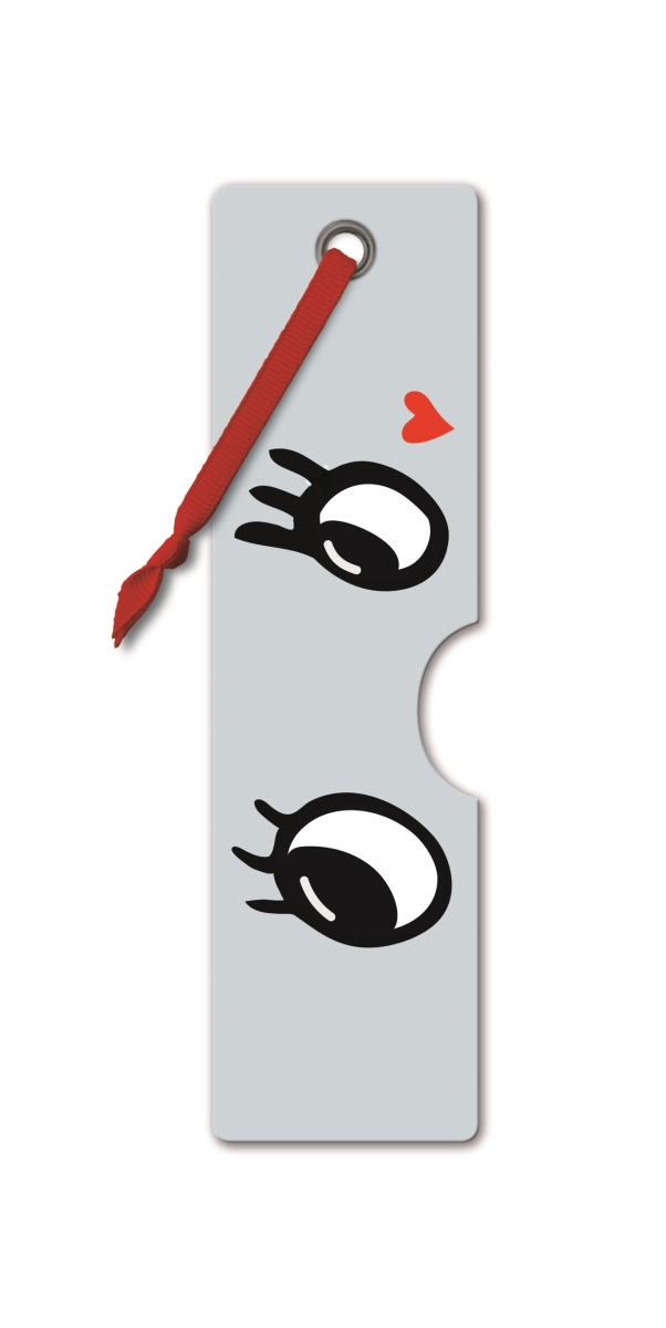 16208 Pull-A-Face Bookmark - Love
