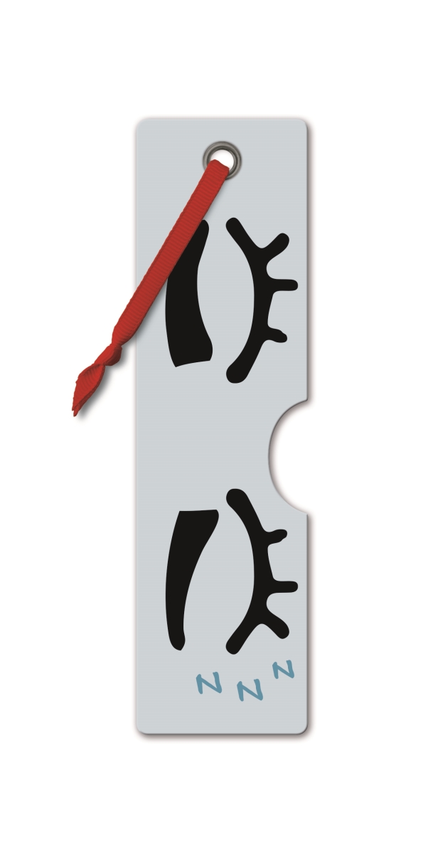 16210 Pull-A-Face Bookmark - Sleepy