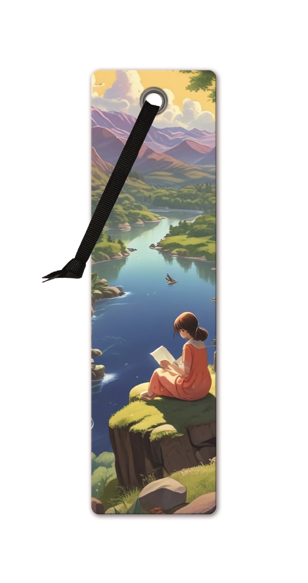 16407 Manga Bookmark - Lake Reading