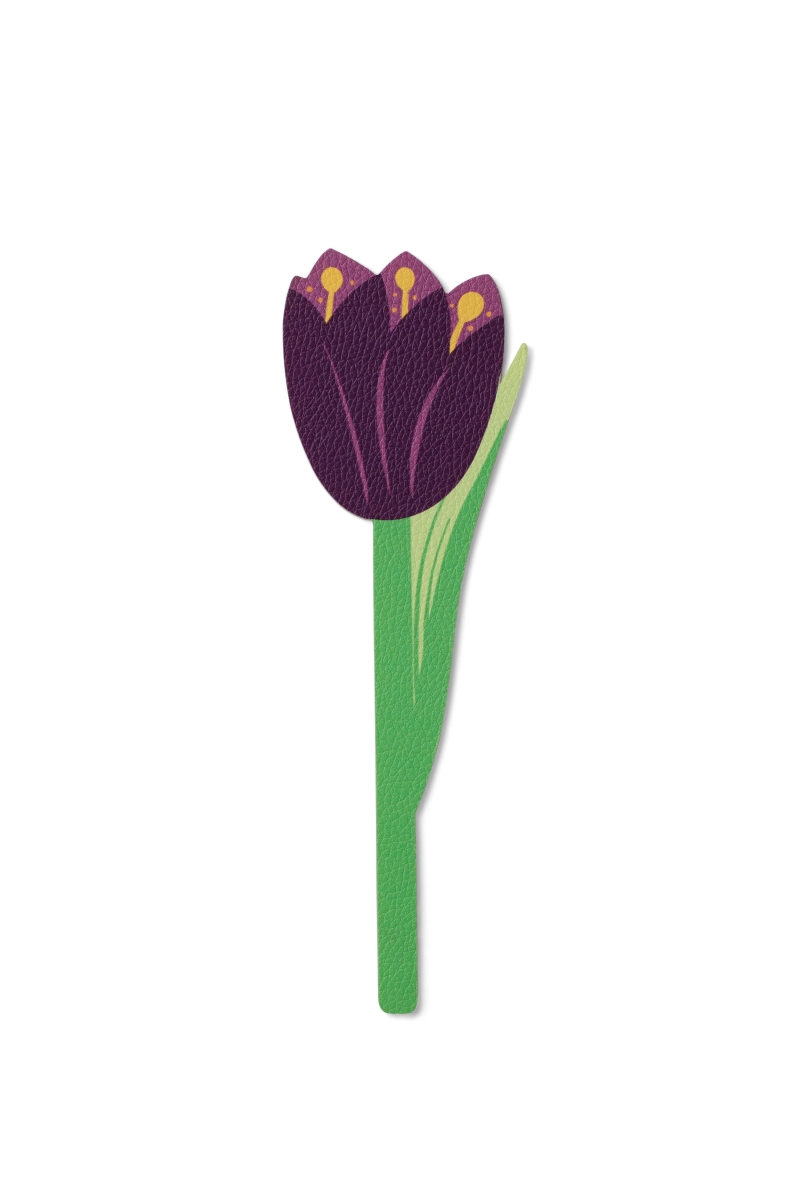 16510 Flower Bookmark - Purple Tulip