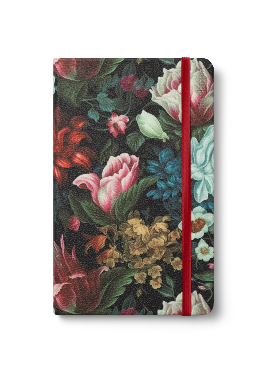 21203 Bookaroo A5 Notebook - Dark Floral