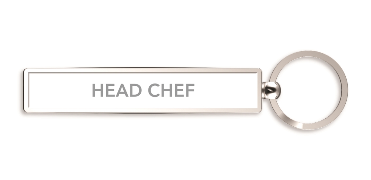 32734 Show Offs Metal Keyrings - Head Chef