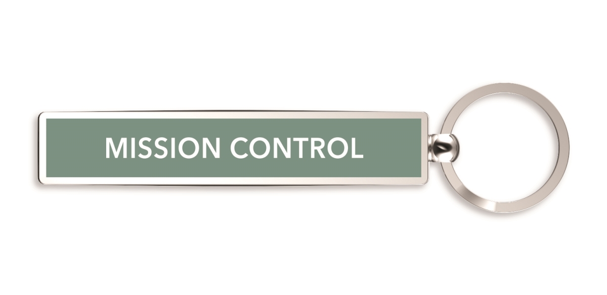32744 Show Offs Metal Keyrings - Mission Control