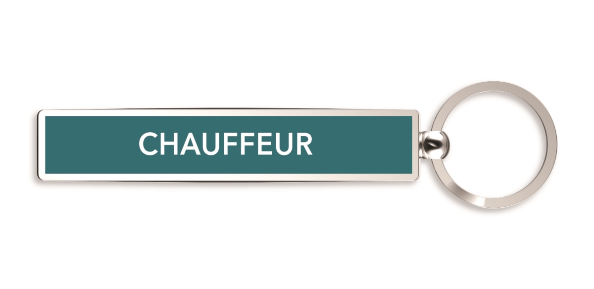 32745 Show Offs Metal Keyrings - Chauffeur