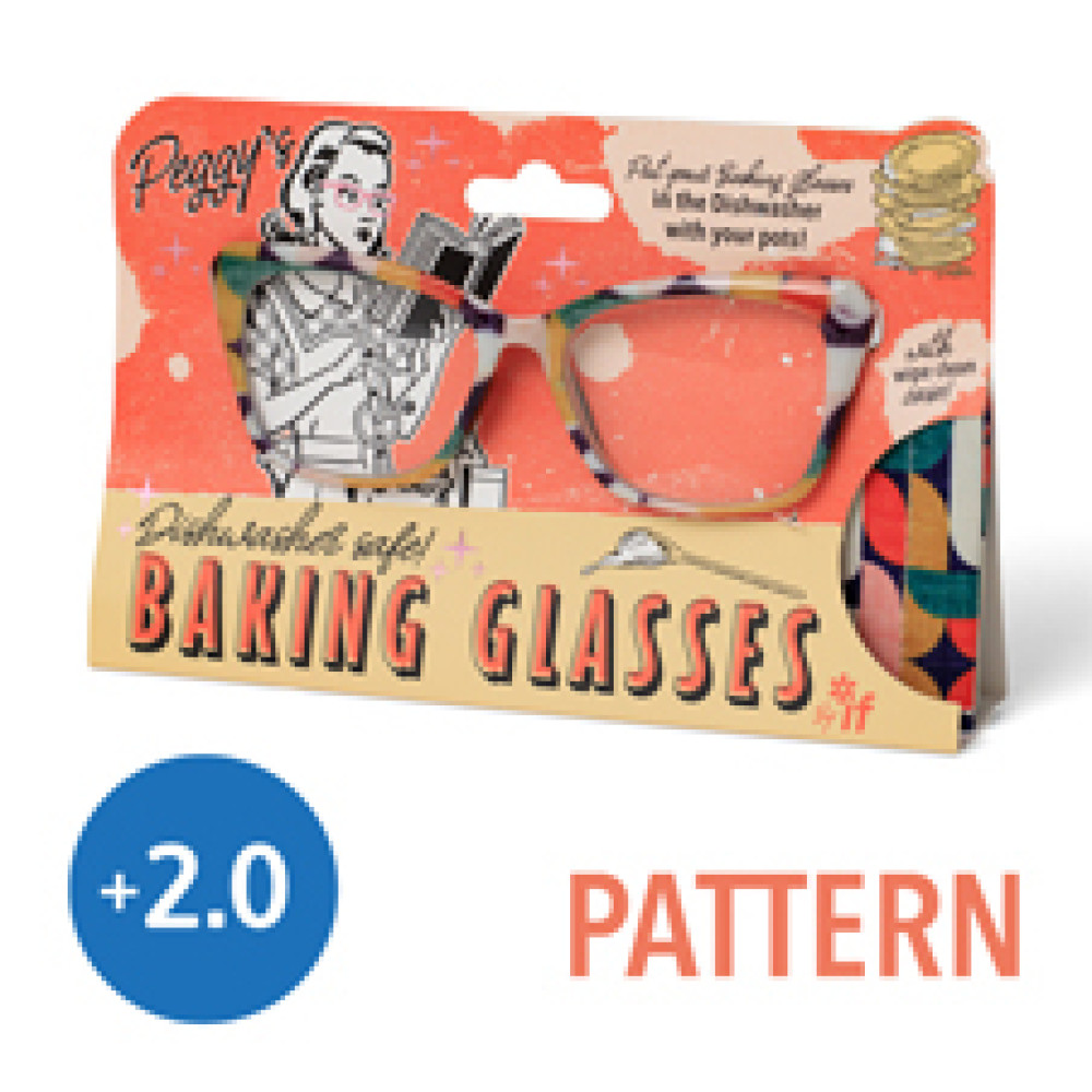 36208 Peggys Baking Reading Glasses - Pattern Plus 2.0 Strength