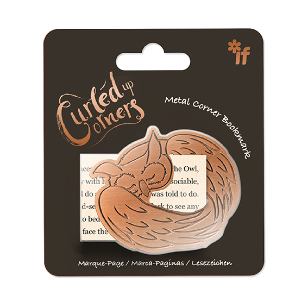 36505 Curled Up Corners Bookmark - Sleepy Owl