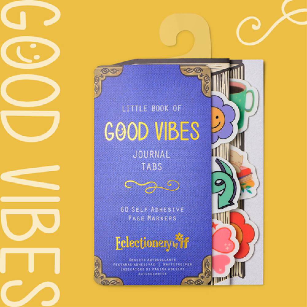 37603 Eclectionery Journal Tabs Bookmark - Good Vibes