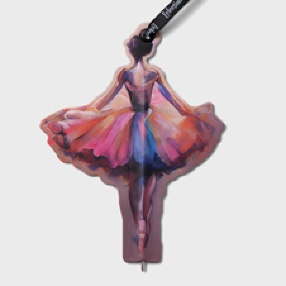 37802 Eclectionery Flat Bookmark Pen - Ballet Dancer