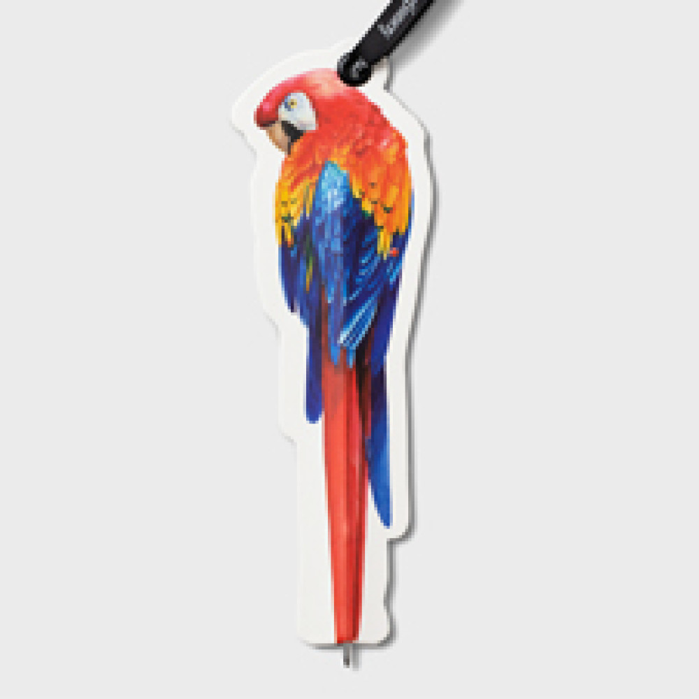 37815 Eclectionery Flat Bookmark Pen - Parrot
