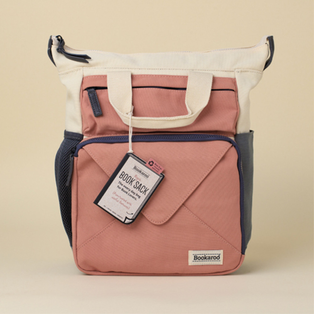 38132 Bookaroo Book Ruck Sack Backpacks - Blush