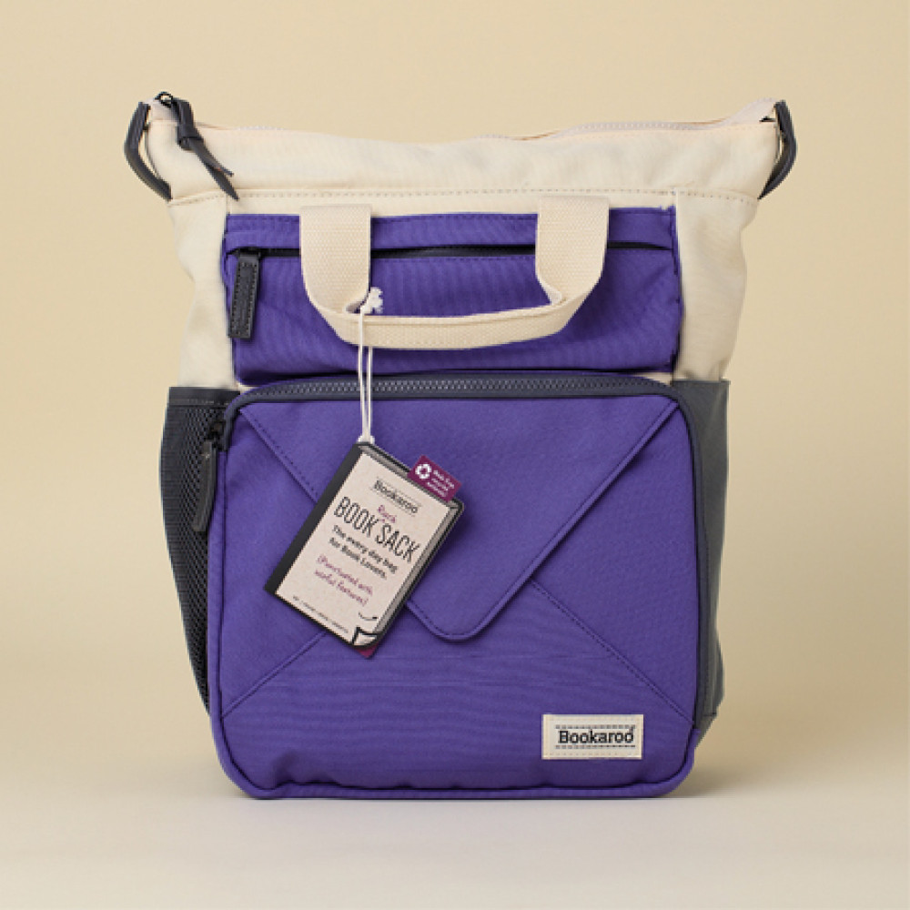 38143 Bookaroo Book Ruck Sack Backpacks - Purple