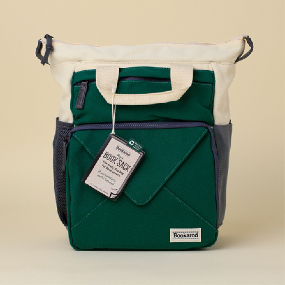 38149 Bookaroo Book Ruck Sack Backpacks - Forest Green