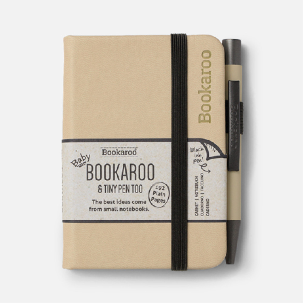 38205 Baby Bookaroo A7 Notebook - Tiny Pen Cream