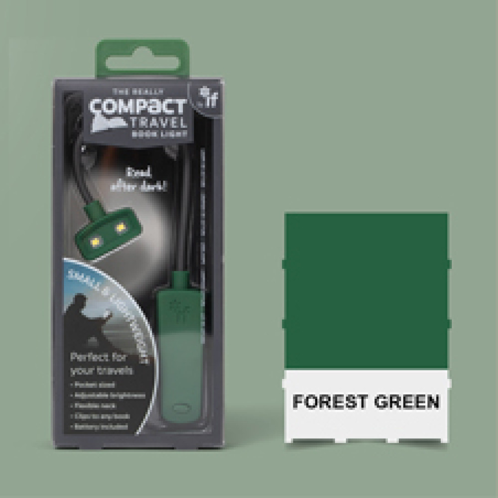 39706 The Really Compact Travel Book Light - Forest Green