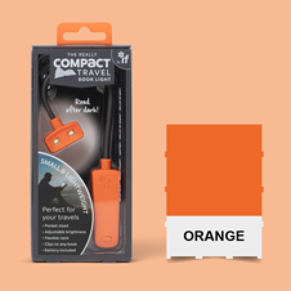 39707 The Really Compact Travel Book Light - Orange