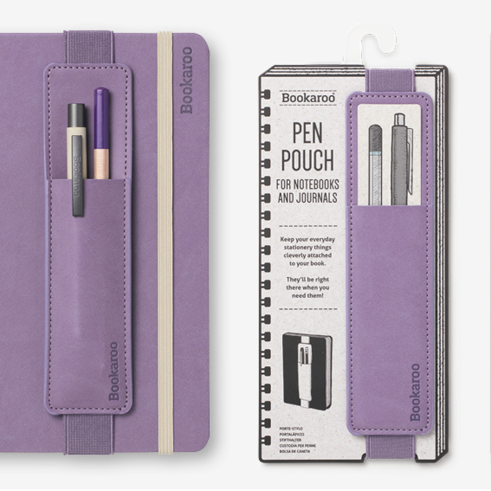 40731 Bookaroo Pen Pouch - Aubergine