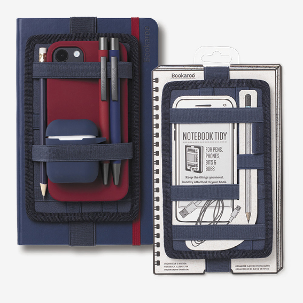 40946 Bookaroo Notebook Tidy Cases - Navy