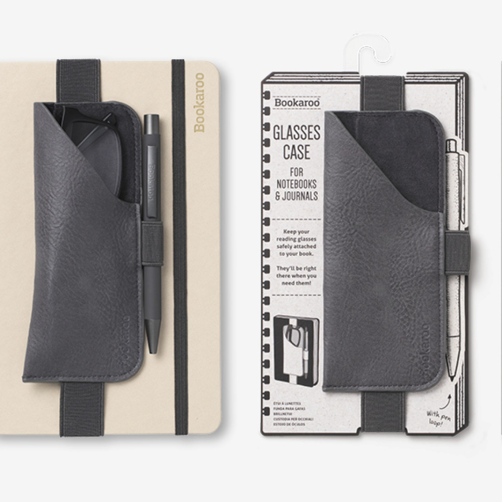 41233 Bookaroo Glasses Case - Charcoal