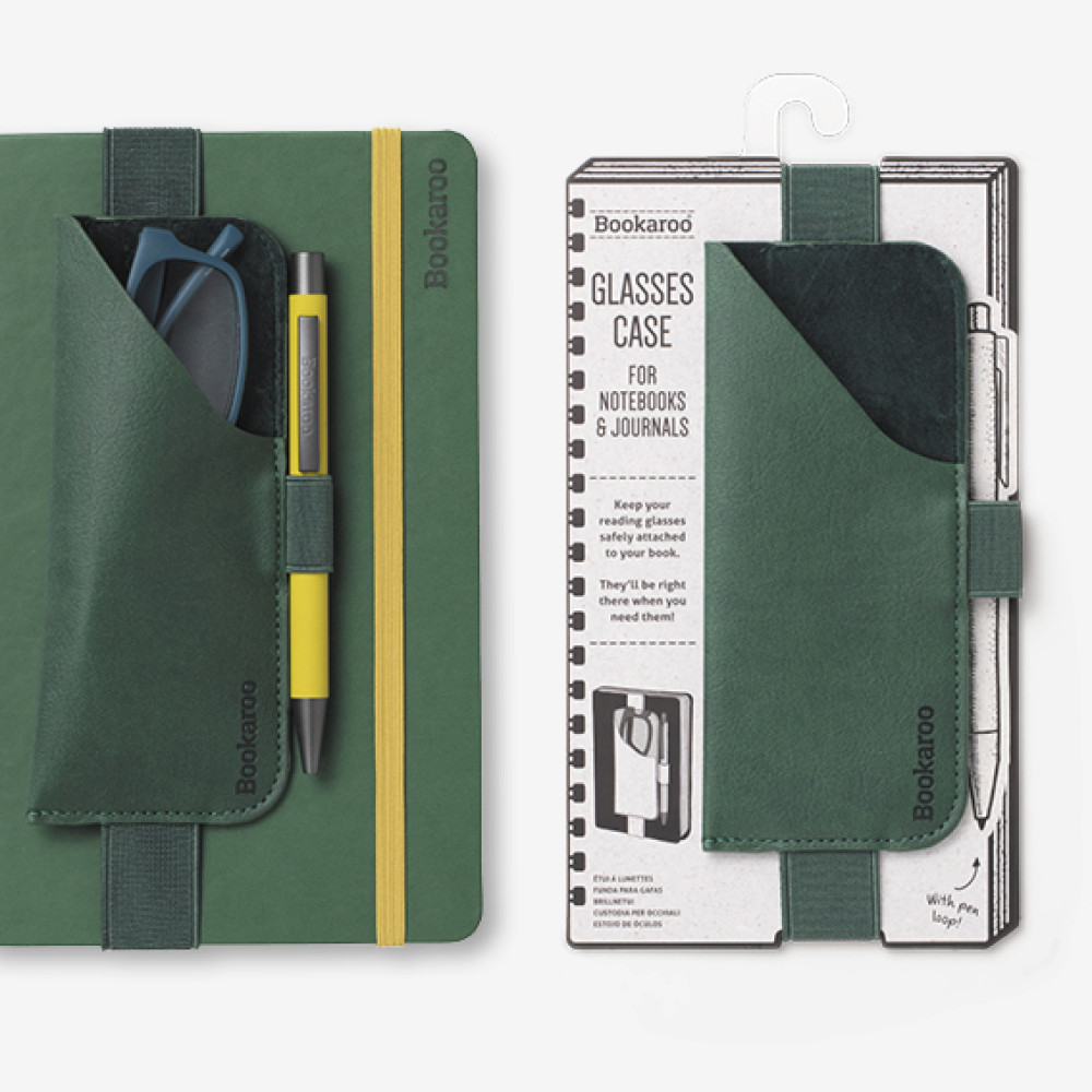 41249 Bookaroo Glasses Case - Forest Green