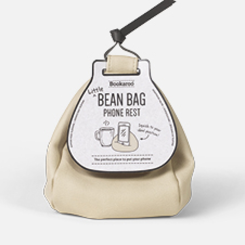 42634 Bookaroo Little Bean Bag Phone Rest - Cream