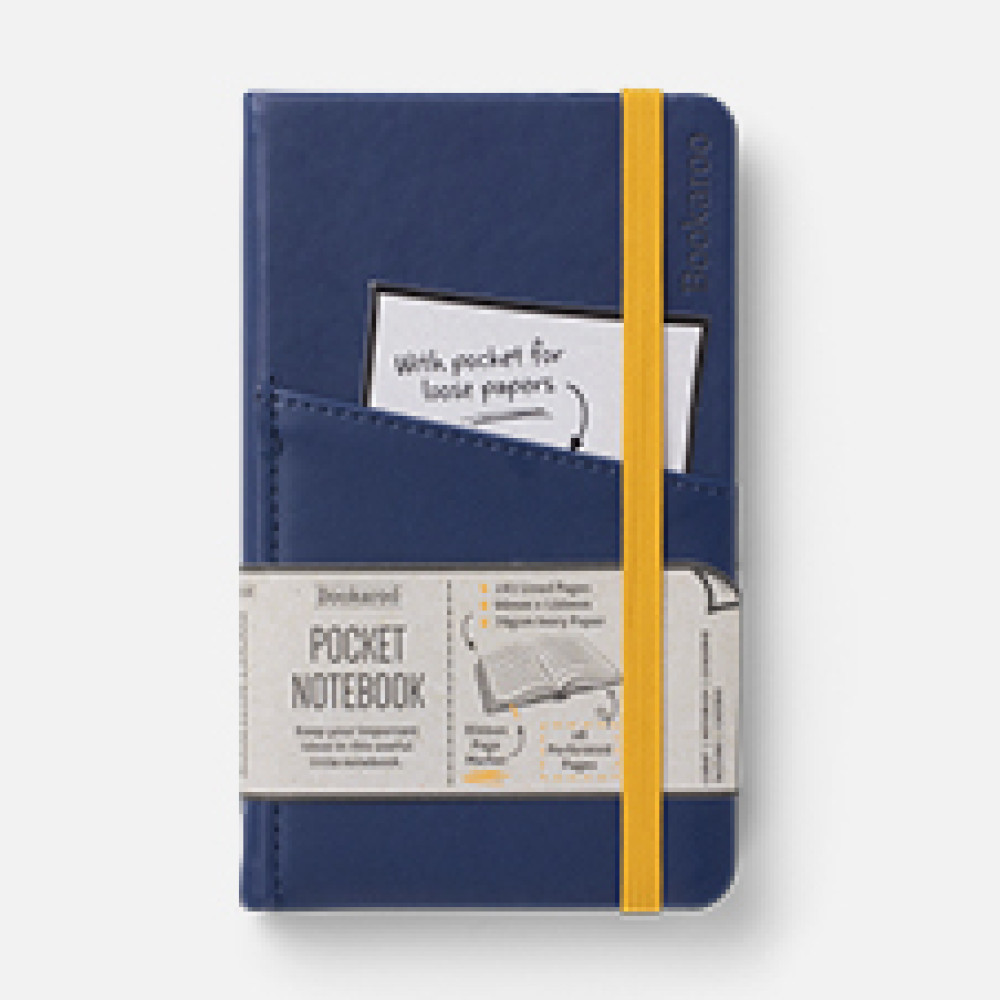 43006 Bookaroo A6 Pocket Notebook - Navy
