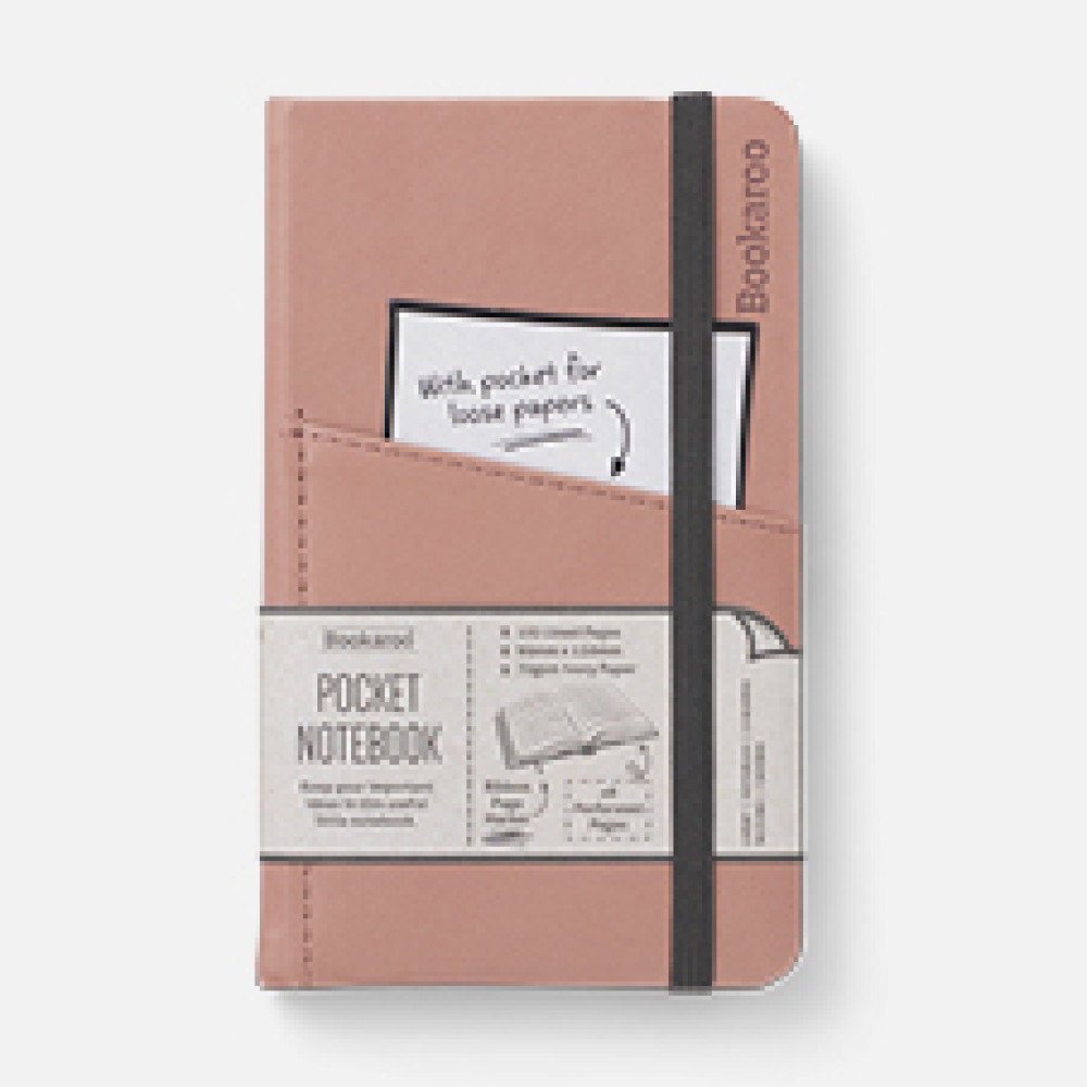 43032 Bookaroo A6 Pocket Notebook - Blush