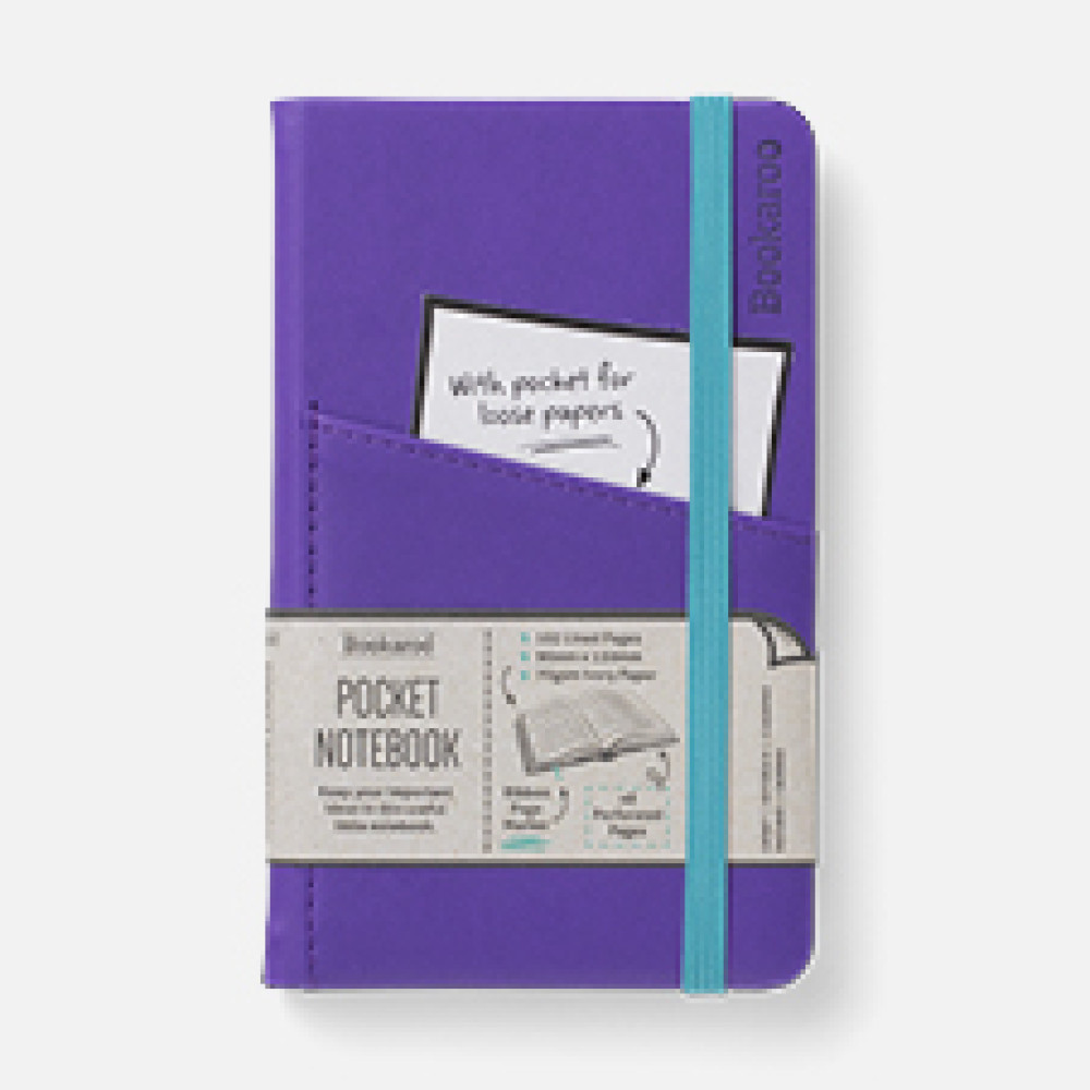 43042 Bookaroo A6 Pocket Notebook - Purple