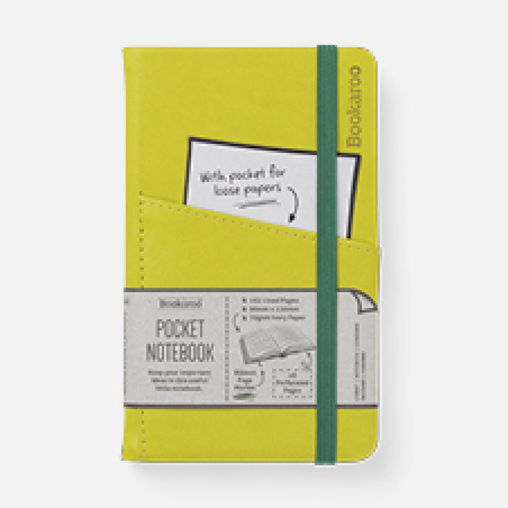 43050 Bookaroo A6 Pocket Notebook - Chartreuse