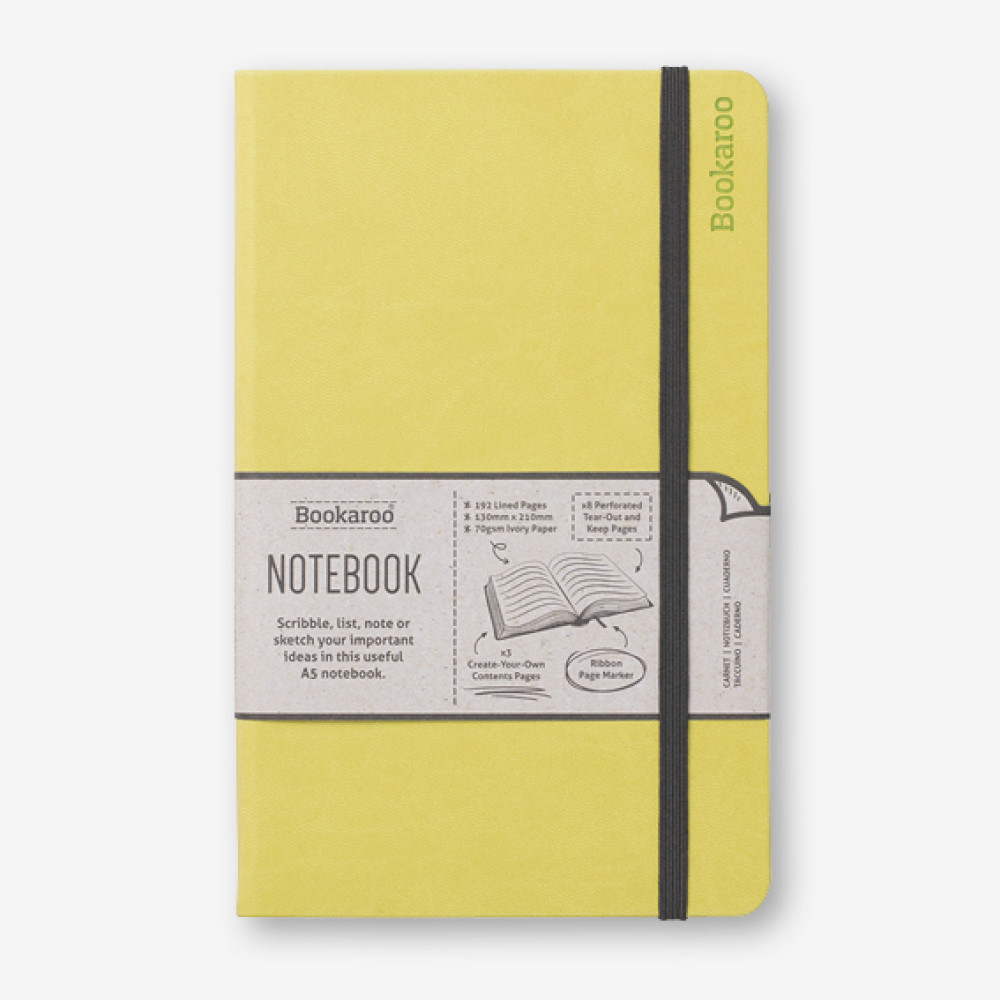 43236 Bookaroo A5 Notebook - Lime