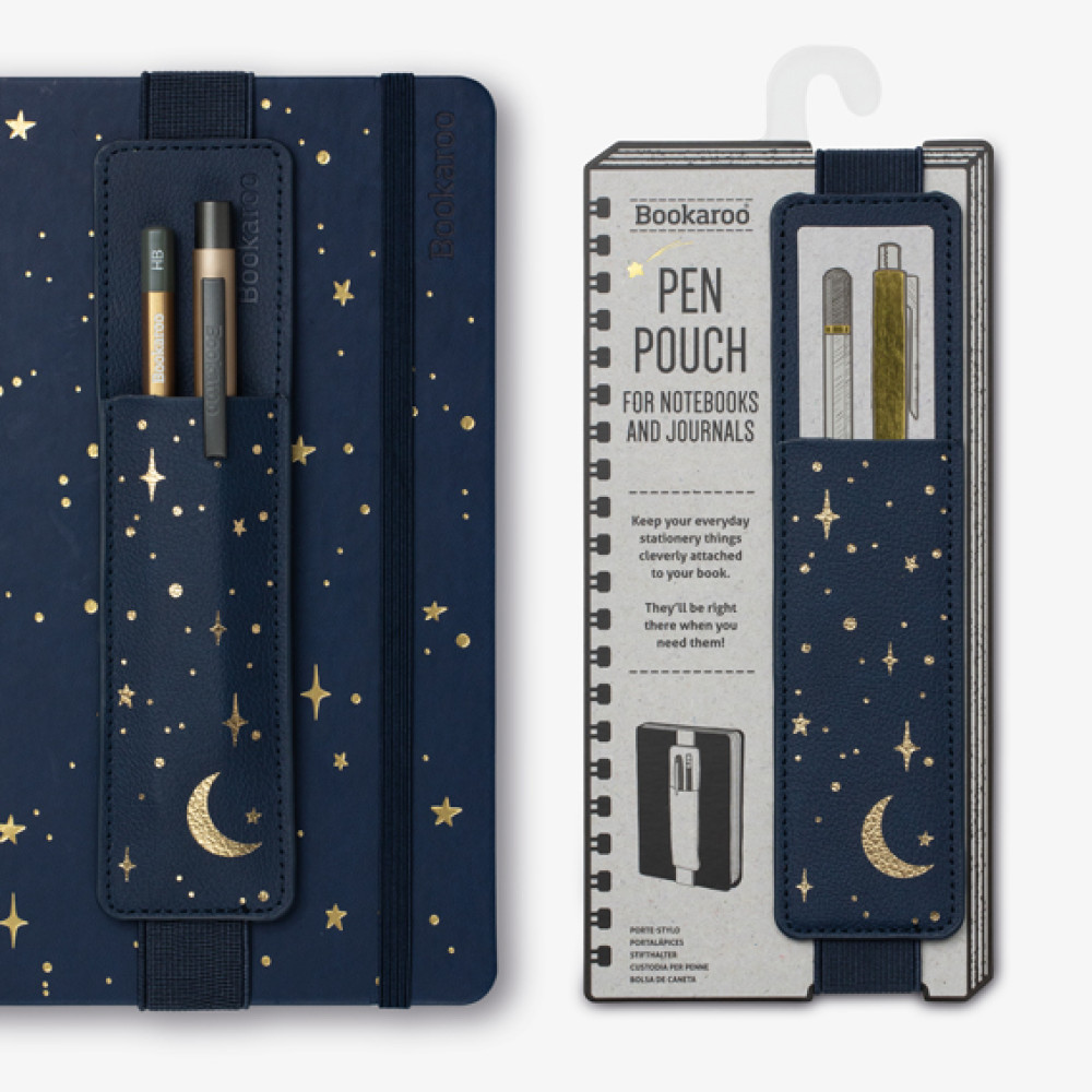 48405 Bookaroo Pen Pouch - Moon & Stars