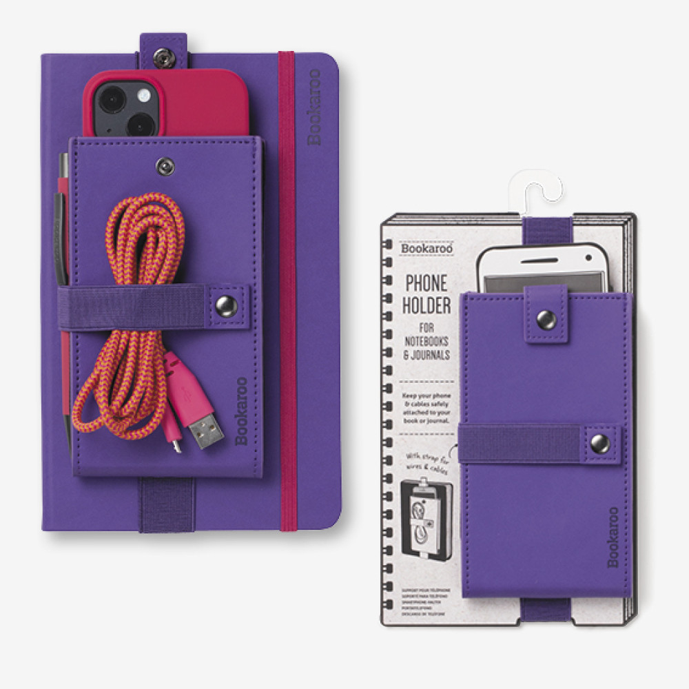 53843 Bookaroo Phone Holder Pouch - Purple