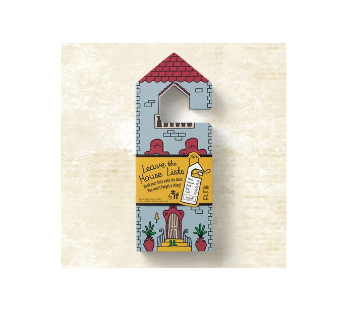 71901 Leave the House Lists Checklist Notepad