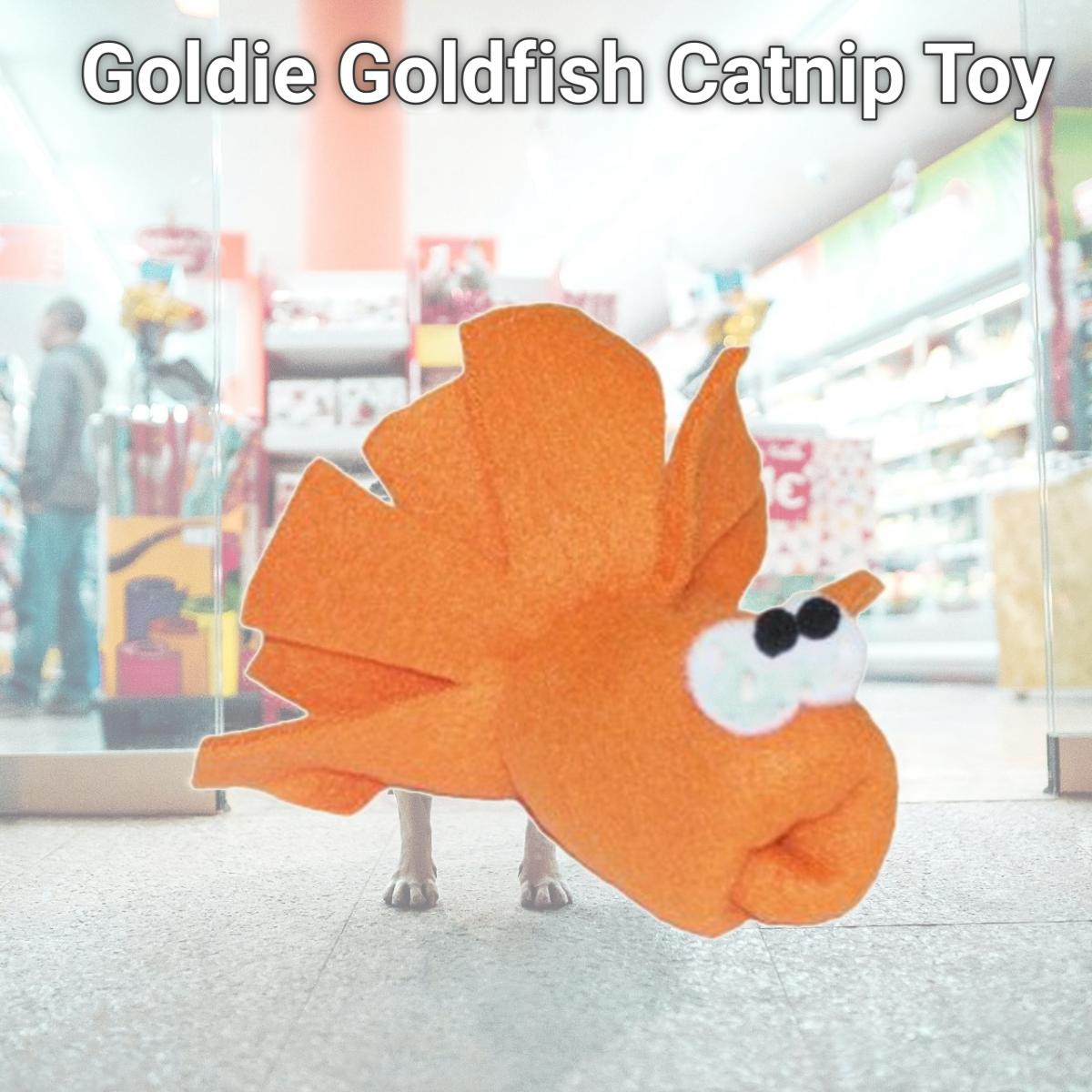 Picture of Imperial Cat 00135 Goldie Goldfish Catnip Toy