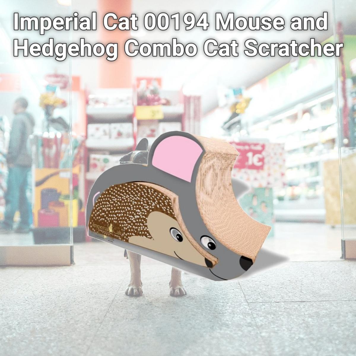 Picture of Imperial Cat 00194 Mouse and Hedgehog Combo Cat Scratcher
