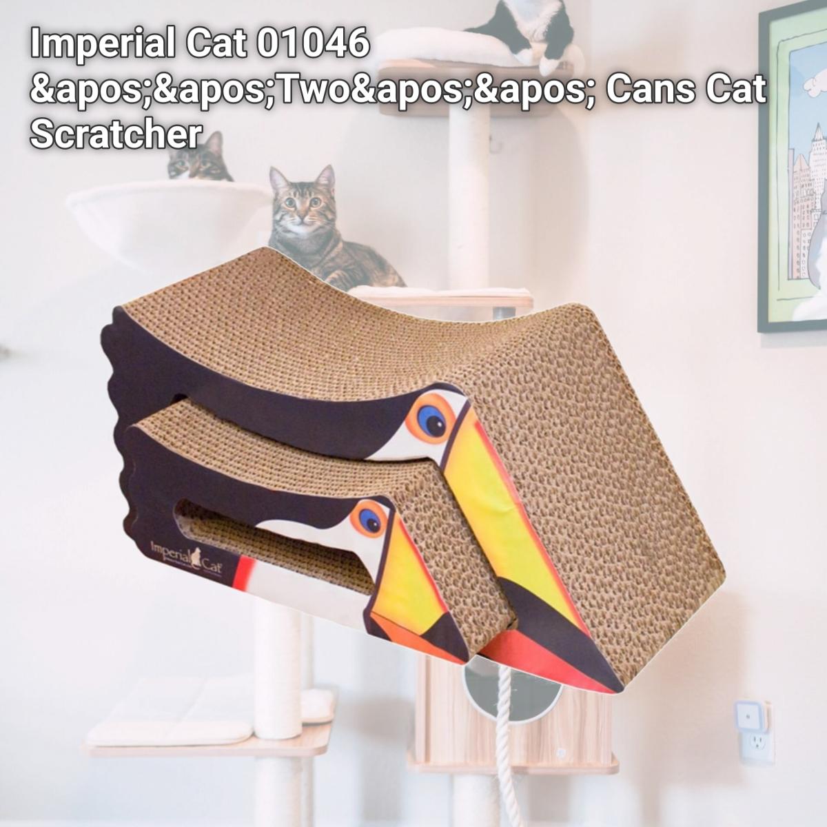 Picture of Imperial Cat 01046 &apos;&apos;Two&apos;&apos; Cans Cat Scratcher