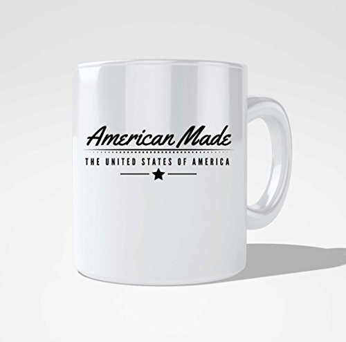 Picture of Imaginarium Goods CMG11-IGC-AMER2 11 oz American Made USA Coffee Mug - White