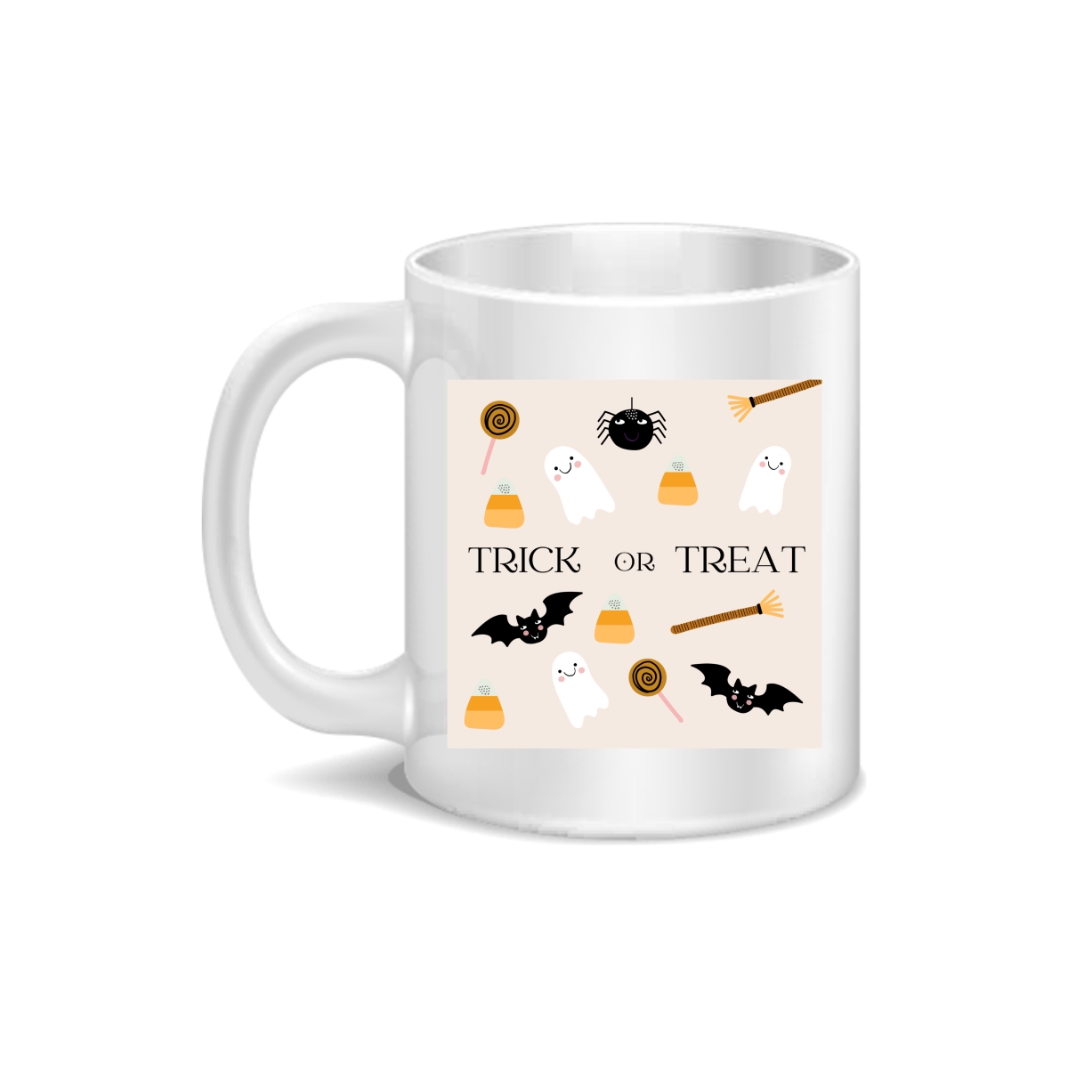 CMG11-IGCM-TRICORTRT Trick Or Treat Coffee and Tea Ceramic Mug 11oz