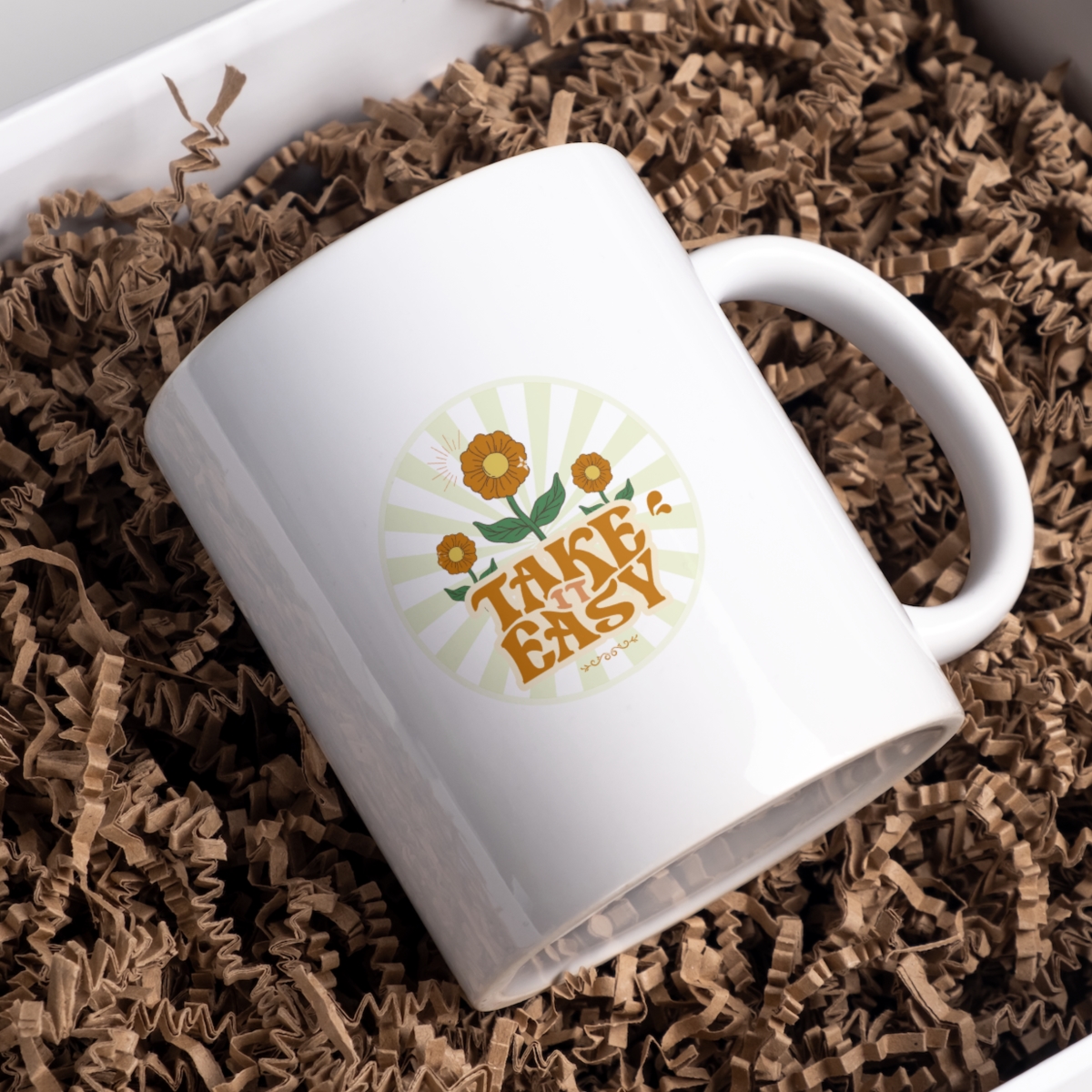CMG11-IGCM-TIEASY Take It Easy Coffee and Tea Ceramic Mug 11oz