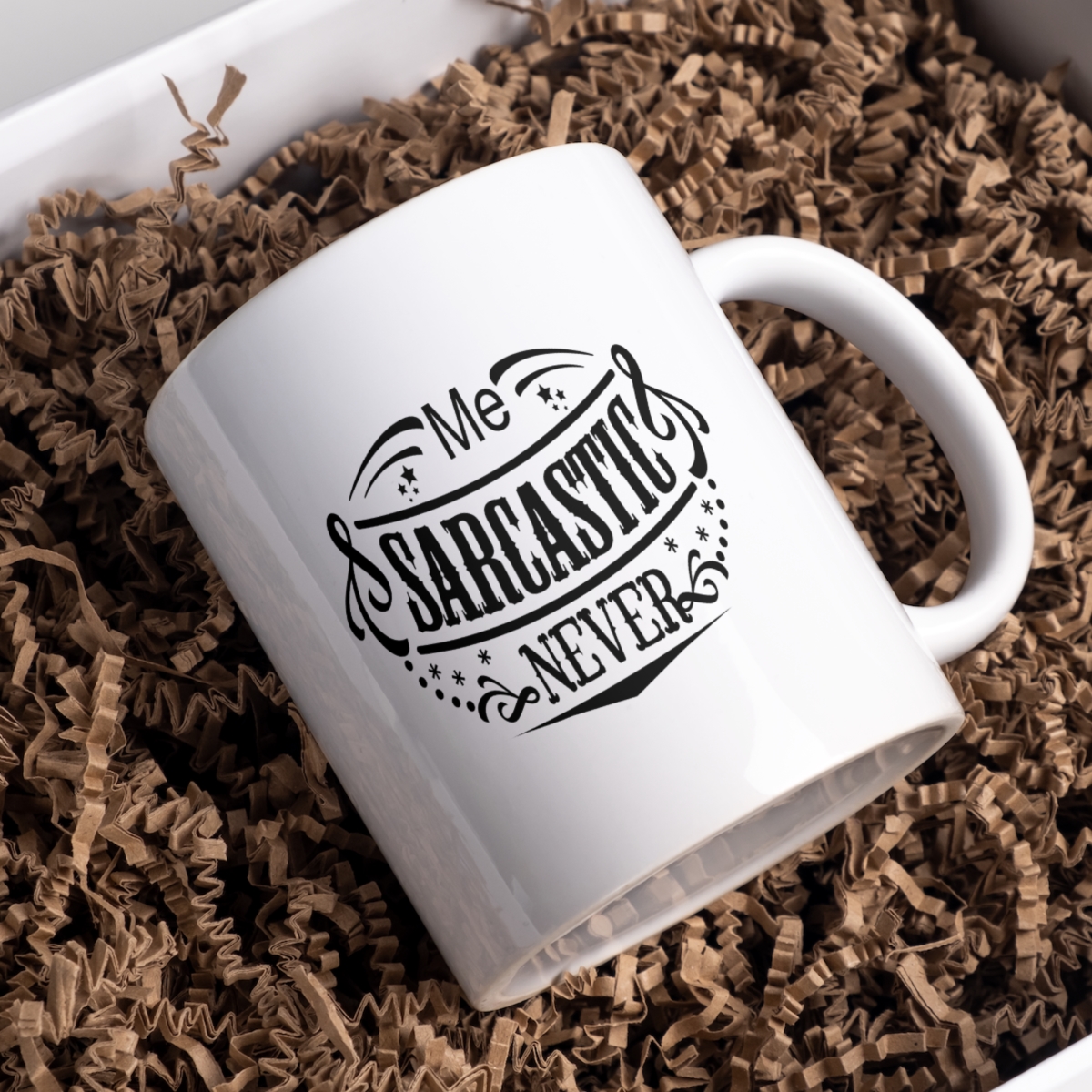 CMG11-IGCM-MSNEVER Me Sarcastic Never Coffee and Tea Ceramic Mug 11oz