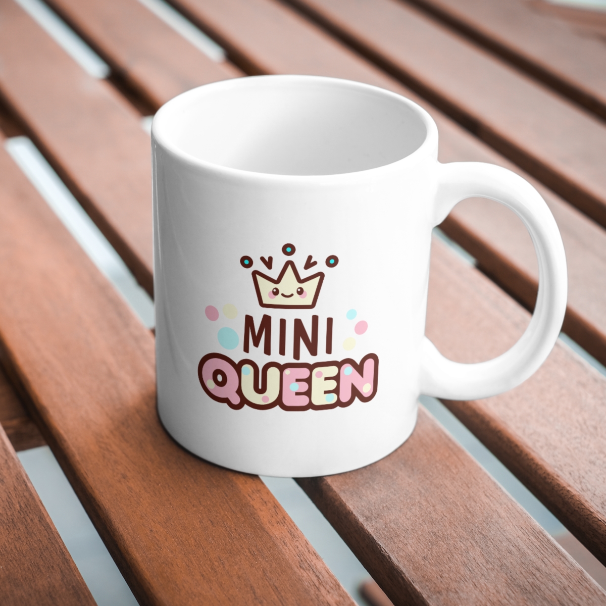 CMG11-IGCM-MINIQUEEN Mini Queen Coffee and Tea Ceramic Mug 11oz