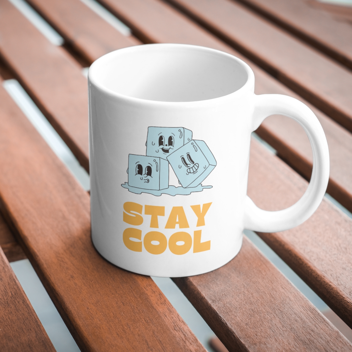 CMG11-IGCM-STAYCOOL Stay Cool Coffee and Tea Ceramic Mug 11oz