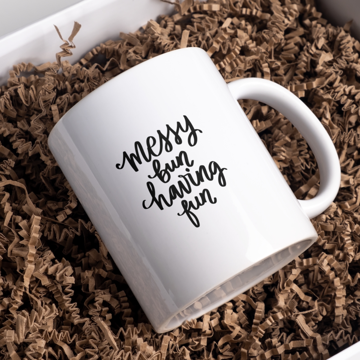 CMG11-IGCM-MBHFUN Messy Bun Having Fun Coffee and Tea Ceramic Mug 11oz