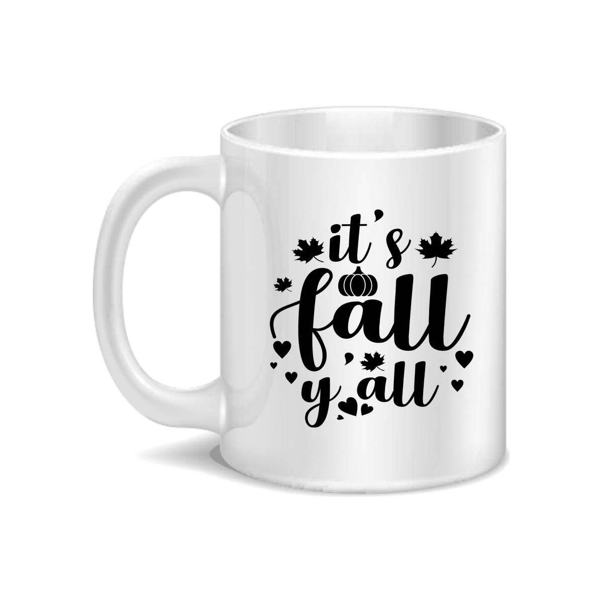 CMG11-IGCM-IFYALL It's Fall Y'All Coffee and Tea Ceramic Mug 11oz