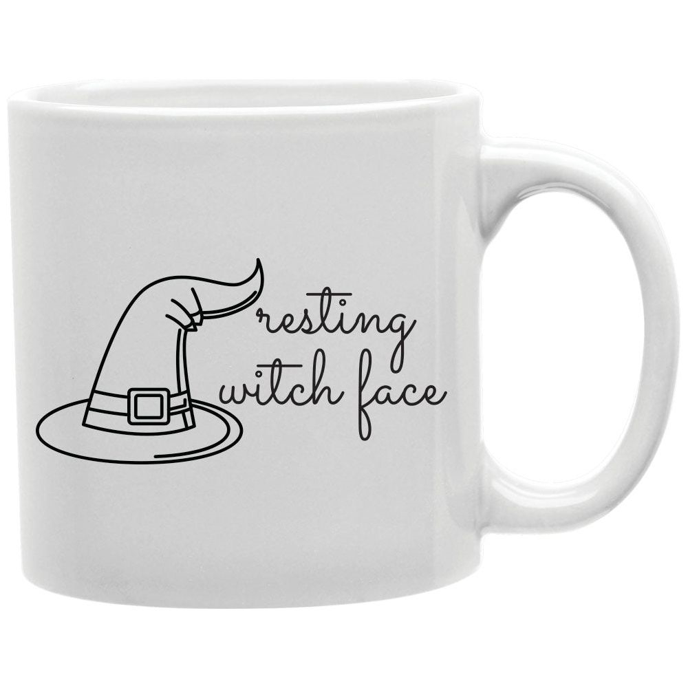 CMG11-IGC-WITCHFACE Resting witch Face Halloween Mug Coffee and Tea Ceramic Mug 11oz